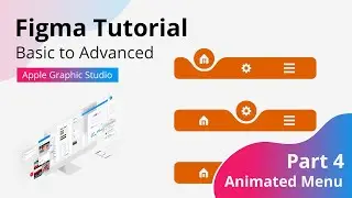 Figma Animated Menu Design | UI UX Tutorial 2023