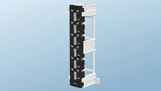 Unshielded ISO Cat 6a / TIA Cat 6A Component-Rated Wall-Mount Patch Panel w/89D