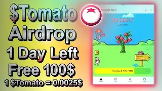 How To Work in Tomarket Airdrop || Free $Tomato Token Distribution in 2 September #tomato #tomarket