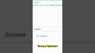 The Power of Ternary Operators in JavaScript #javascript #js #javascripttutorial