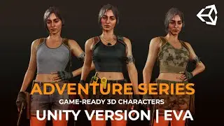 ADVENTURE SERIES | EVA | UNITY demo | Game-ready 3D characters