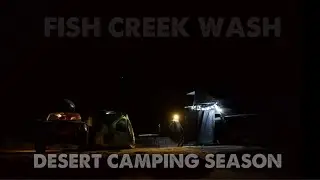 Night Trail Run Anza Borrego/Weekend Camping in the Desert/Fish Creek/Diablo Drop Off