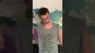 Kid tries grimace shake.                       #mcdonalds #grimaceshake #funny #meme #darkhumour