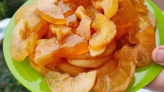 🔴 Şəffaf rəngli, Ətli,yup-yumsaq, qışa saxlamaq üçün 🍎ALMA QURUSU . Цукаты из Яблок.