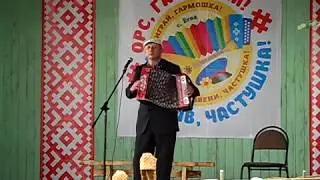 Народ поёт песню под гармонь ВИНОВАТА ЛИ Я
