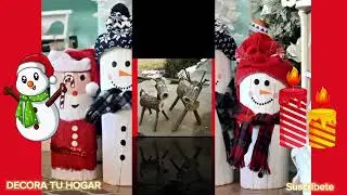 Ideas navideñas 2025🎄Reciclando troncos