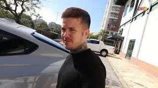 He went crazy in the BMW