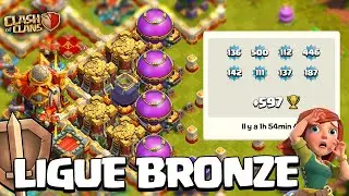 What happens WHEN a Maxed HDV16 goes to Bronze League? Clash of Clans