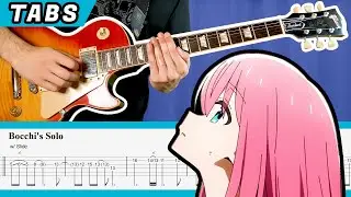 【TABS】BOCCHI THE ROCK! EP12 -「If I Could Be a Constellation (Slide Solo)」by @Tron544