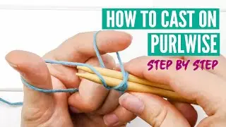 How to knit the longtail purl cast on - Step by Step