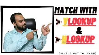 How to Use MATCH Formula With VLOOKUP & HLOOKUP | Powerful Formula | Explain in Hindi😇