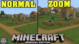 Optifine Zoom in Minecraft Bedrock Edition [FOV Changer]