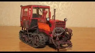 ДТ-75К 1:43 (Тракторы история люди машины №83)