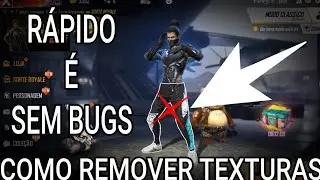 COMO REMOVER TEXTURAS DO FREE FIRE - COMO REMOVER BUG DA CALÇA ANGELICAL  - TEXTURA FREE FIRE DA BAN