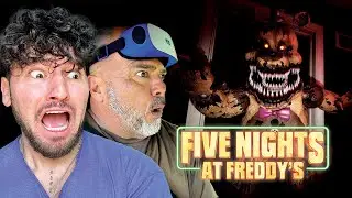 Playing Five Nights At Freddy’s With My Dad (His First Time With VR😂)