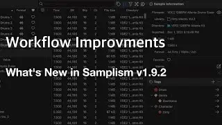 What's New in Samplism v1.9.2