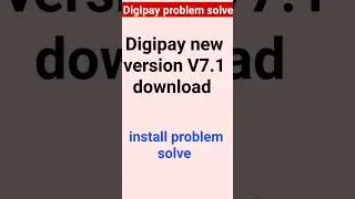 CSC Digipay New Version 7.1 download || Digipay 7.1 install problem #short #viral #digipay