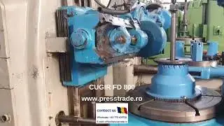 CUGIR FD 800 gear hobbing machine