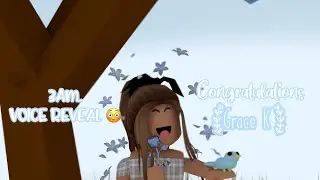 #100kdb | Congratulations Grace K on 100k! | What I sound like at 3am voice reveal | September Sky
