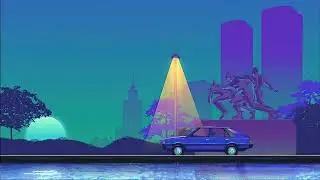 [Wallpaper Engine] Grand Theft Auto: Vice City - Warsaw - Minimalist - Car