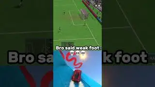 Bro Blamed The Miss On His Weak Foot 😭 