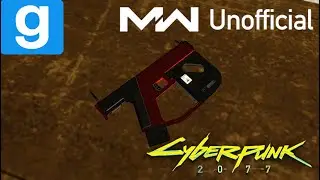 Garry's Mod: MW unofficial Cyberpunk 2077 Arasaka Senkoh LX pistol showcase