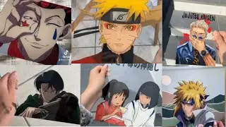 Anime DIY Crafts 💥 Aot JJK HXH Naruto Demon Slayer #craft