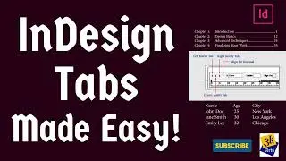 How to Set Tabs in InDesign – Perfect Text Alignment Made Easy! 