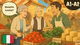 🇮🇹 3 Italian Short Stories for Beginners (A1-A2) | Talking About Yourself
