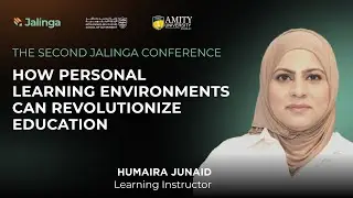 At The Second Jalinga Conference Humaira Junaid, Learning Instructor gave a speech!