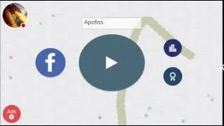 Пробный стрим игры "Snake.io".