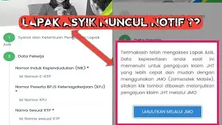 Tidak bisa daftar lapak asyik BPJS KETENAGAKERJAAN di alihkan ke aplikasi JMO ? Solusinyaa...!!!