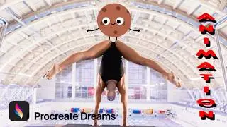 Animation Cookie Olympics   Diving  Event -  Procreate Dreams