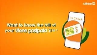 Ufone 4G | How to check your Postpaid Sim Bill