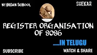 ||Register organisation of 8086 || Explanation in Telugu ||