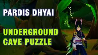 Ashavan Realm Pardis Dhyai Underground Cave Puzzle Sumeru | Aradashan Quest【Genshin Impact】