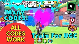*All Codes Work* Train For UGC Roblox, August 25, 2024