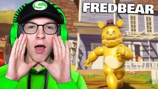 Escaping FAST FREDBEAR In Hello Neighbor!