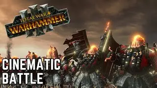Chaos Dwarfs VS Norsca - Cinematic Battle (Total War: WARHAMMER)