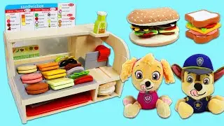 The Paw Patrol Pups Make Food At A Sandwich Shop!