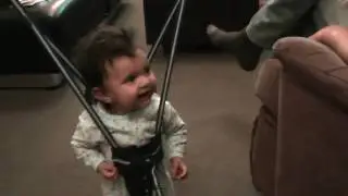 3 month baby laughing at dad