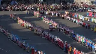 Курск. Установление рекорда по массовому исполнению народного танца