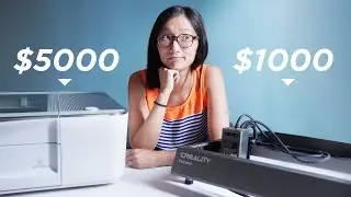 $1000 vs $5000 LASER for Leathercraft - Creality Falcon2 22W Review