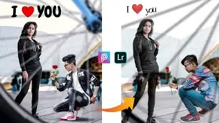 Fake Love Photo Editing Tutorial In Picsart ||Fake Love wali Photo Edit Kaise Karen||