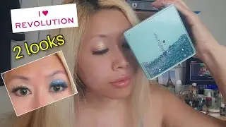 I heart Revolution Starry Eyed eyeshadow palette.  2 looks