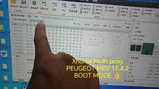 xhorse Multi prog Peugeot mev 17.4.2 boot mode