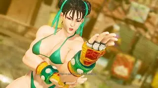 Chun Li in Swim Costume vs Eleven - Street Fighter V