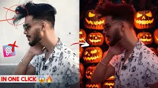 Halloween Neon Glowing Photo Editing 🎃🔥||Switch Light App Editing Tutorial