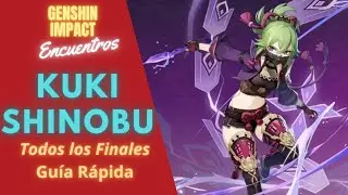 KUKI SHINOBU - ENCOUNTER / GENSHIN IMPACT: ALL ENDINGS + HIDDEN ACHIEVEMENTS