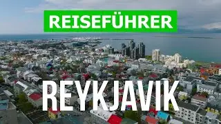 Stadt Reykjavik in 4k. Island, Reykjavik zu besuchen
